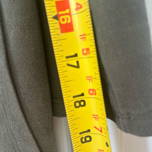 Altar'd State Olive Green Vegan Suede Women's Shift Dress Size Small - Picture 7 of 10